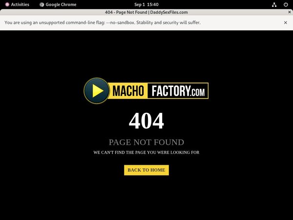 $1 Macho Factory Trial Membership