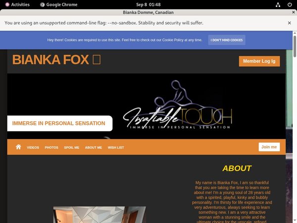 Bianka Fox Sing Up