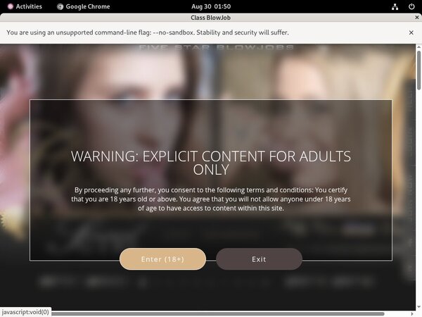 Blowjob Class Login Account