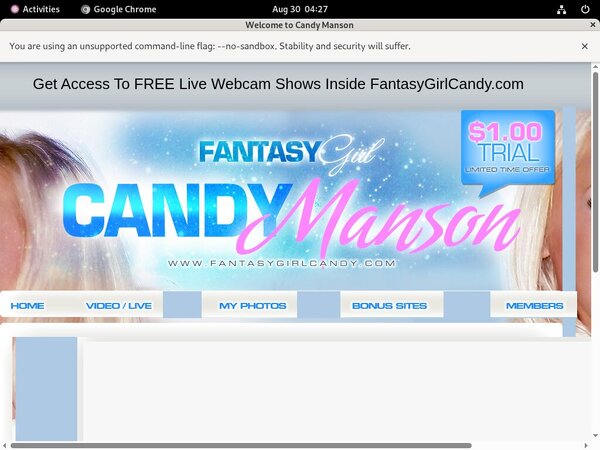 Candymanson Trial Offers