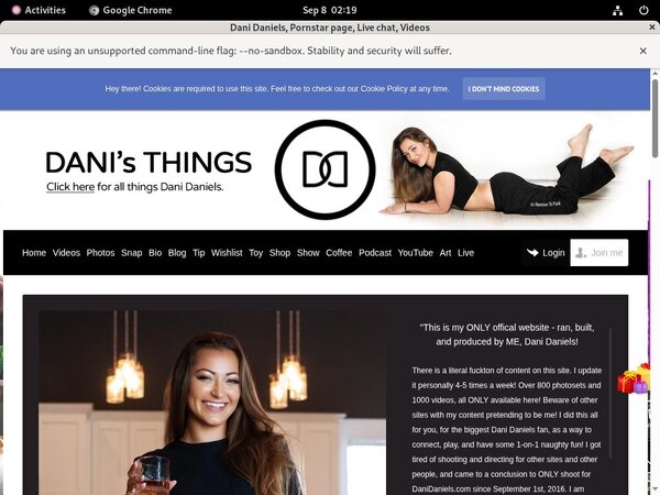 DaniDaniels Discount Offer 2018