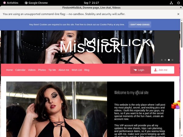FindomMisSlick Password Site