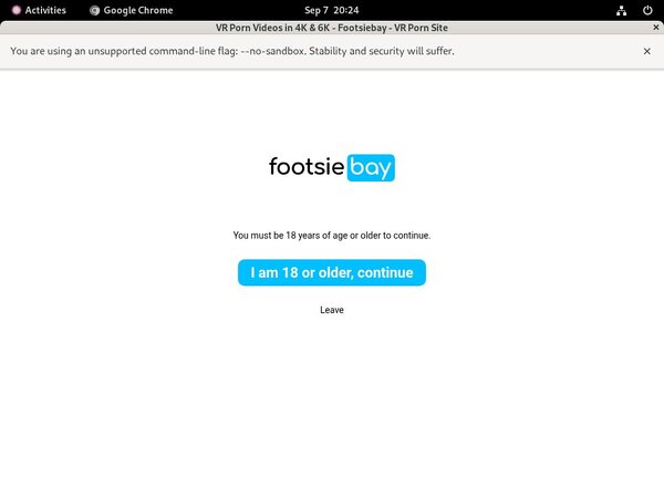 Footsie Bay Idealgasm Deal