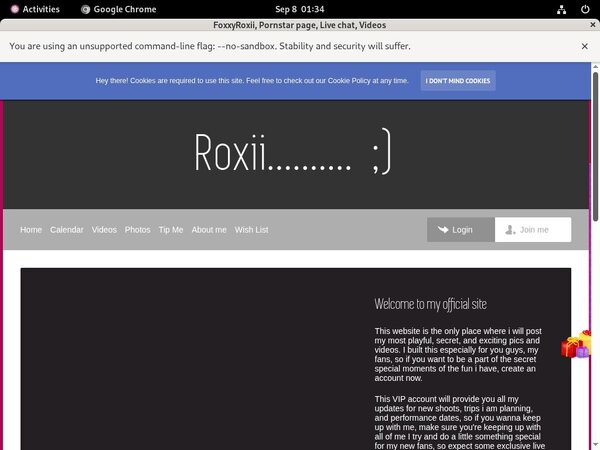 FoxxyRoxii Wallpaper