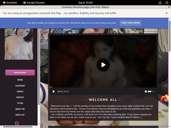 Free Account For Courtnie