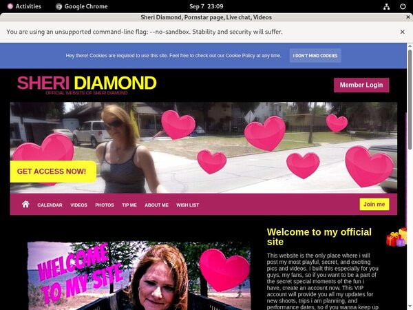 Free Sheri Diamond Account Logins