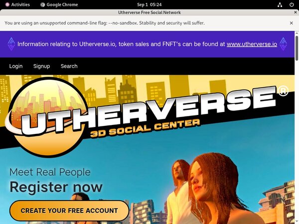 Free Utherverse Subscription