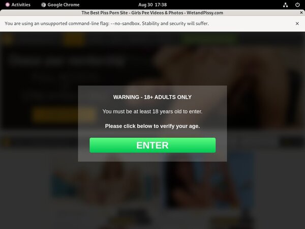 Free Wet And Pissy Logins 2018