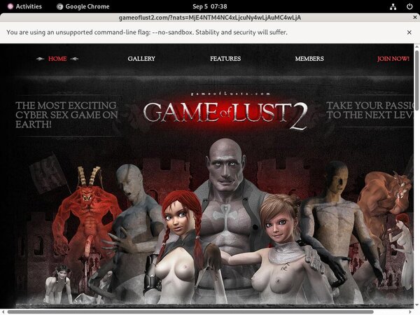 Game Of Lust 2 Promotion
