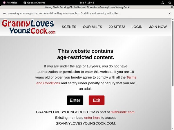 Join Grannylovesyoungcock.com Free