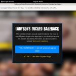 Ladyboys Fucked Bareback Free Passwords