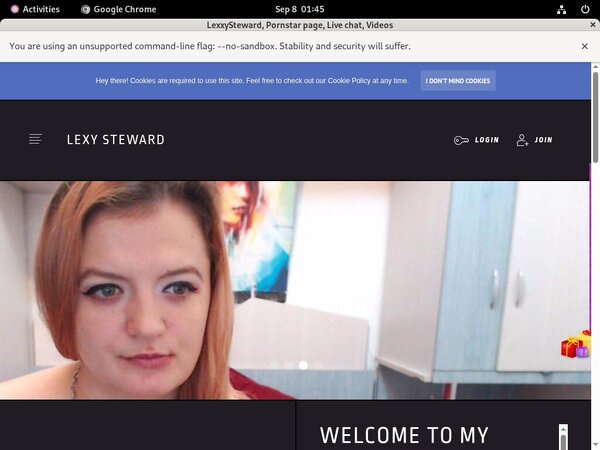 Lexxysteward Sign Up Page