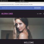 Make Alexiacage.modelcentro.com Account