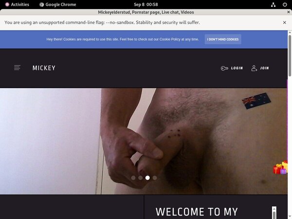 Mickeyelderstud Creampie