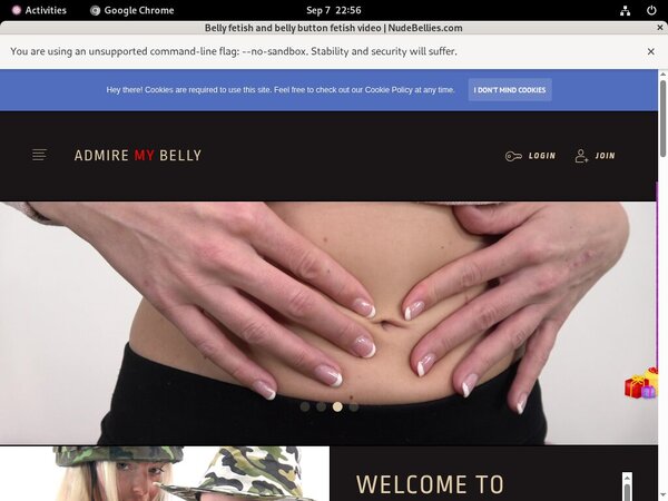 Nudebellies.com Sign Up