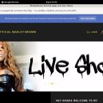 Officialmarleybrown.com Live