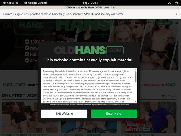 Oldhans Free Account Passwords