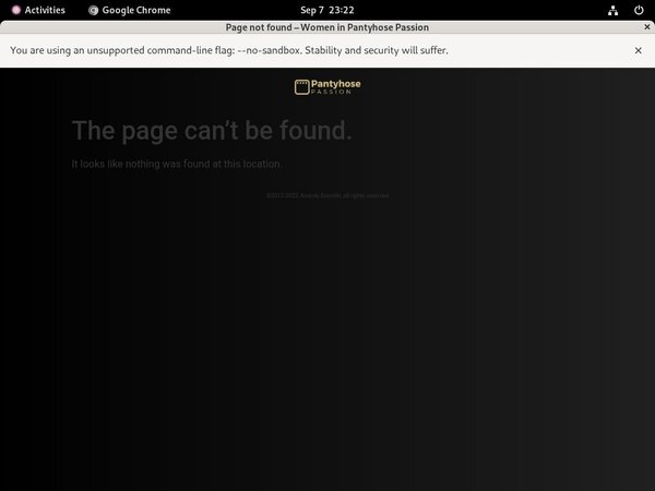 Pantyhose Passion Password Info