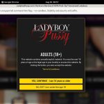 Sexy Ladyboy Pussy