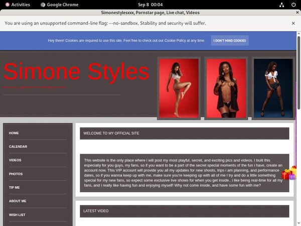 Simonestylesxxx.modelcentro.com Discount Limited