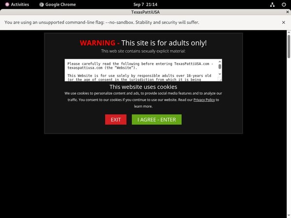 Texaspattiusa.com Get A Password