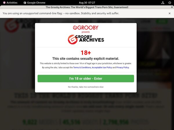 The Grooby Archives Accounts Password