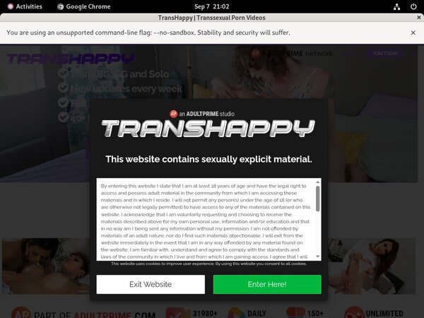 Try Transhappy Discount