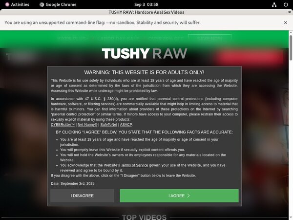 Tushy Raw Trial Offer
