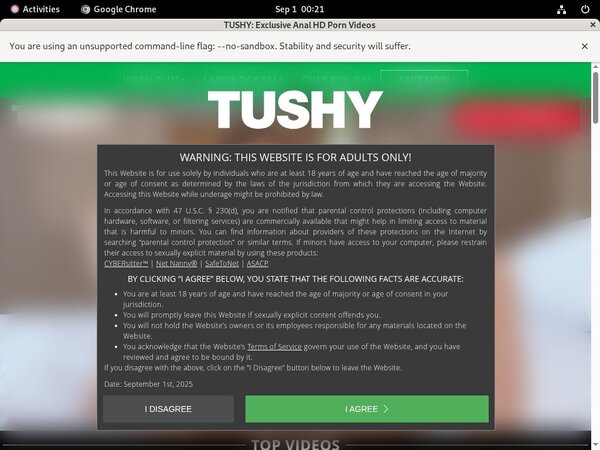 Tushy.com Accounts Free
