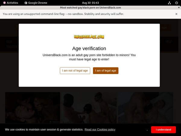 Univers Black Get An Account