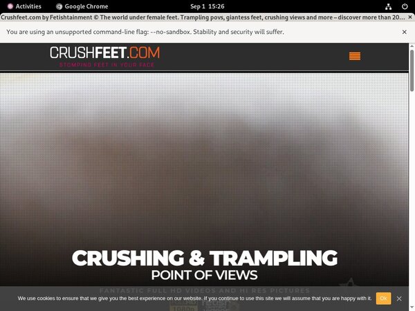Crushfeet Big Tits