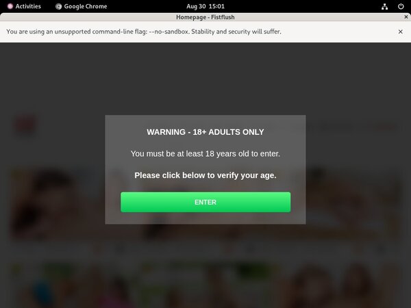 Fist Flush Sign Up Form
