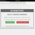 Guysinsweatpants Login Password