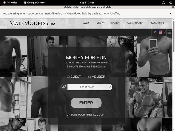 Malemodels.com Account Trial
