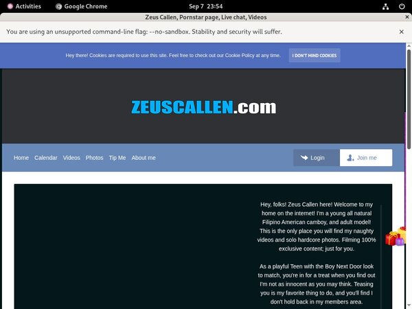 Zeus Callen Trial Offer