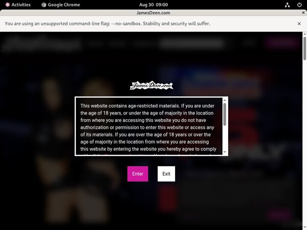 James Deen Gratis Password