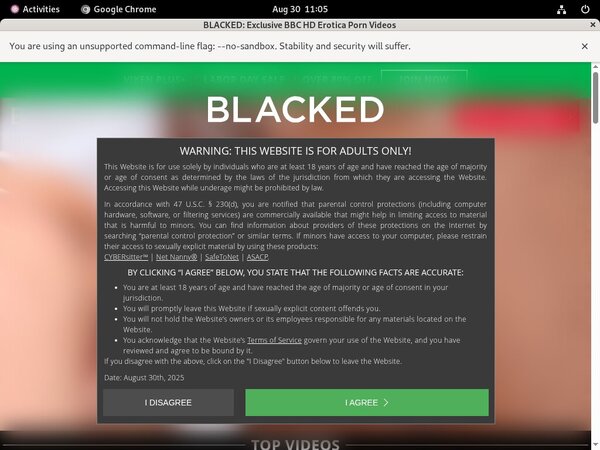 Passwords Blacked